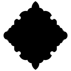 Islamic Label Emblem Shape Glyph Pictogram symbol visual illustration