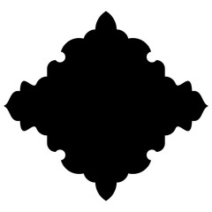 Islamic Label Emblem Shape Glyph Pictogram symbol visual illustration