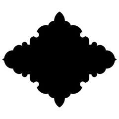 Islamic Label Emblem Shape Glyph Pictogram symbol visual illustration