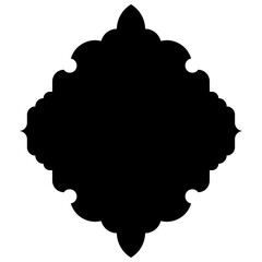 Islamic Label Emblem Shape Glyph Pictogram symbol visual illustration