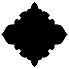 Islamic Label Emblem Shape Glyph Pictogram symbol visual illustration
