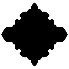 Islamic Label Emblem Shape Glyph Pictogram symbol visual illustration