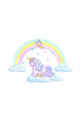 Kawaii Unicorn Daydreams, Cute Unicorn Illustrations for All Projects