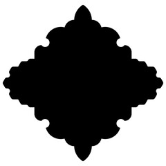 Islamic Label Emblem Shape Glyph Pictogram symbol visual illustration
