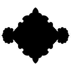 Islamic Label Emblem Shape Glyph Pictogram symbol visual illustration