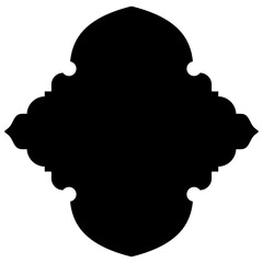 Islamic Label Emblem Shape Glyph Pictogram symbol visual illustration