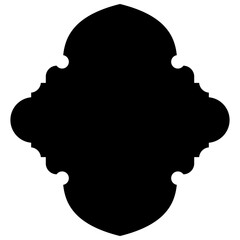 Islamic Label Emblem Shape Glyph Pictogram symbol visual illustration