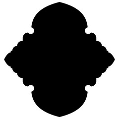 Islamic Label Emblem Shape Glyph Pictogram symbol visual illustration