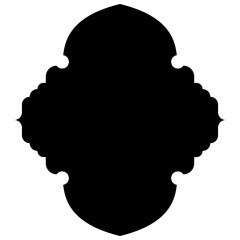 Islamic Label Emblem Shape Glyph Pictogram symbol visual illustration