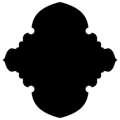 Islamic Label Emblem Shape Glyph Pictogram symbol visual illustration