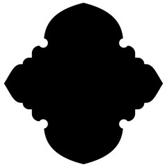 Islamic Label Emblem Shape Glyph Pictogram symbol visual illustration