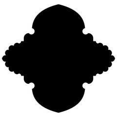 Islamic Label Emblem Shape Glyph Pictogram symbol visual illustration