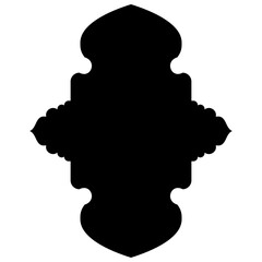 Islamic Label Emblem Shape Glyph Pictogram symbol visual illustration