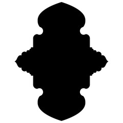 Islamic Label Emblem Shape Glyph Pictogram symbol visual illustration