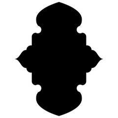 Islamic Label Emblem Shape Glyph Pictogram symbol visual illustration