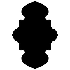 Islamic Label Emblem Shape Glyph Pictogram symbol visual illustration