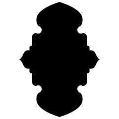 Islamic Label Emblem Shape Glyph Pictogram symbol visual illustration