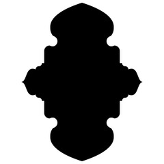 Islamic Label Emblem Shape Glyph Pictogram symbol visual illustration