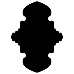 Islamic Label Emblem Shape Glyph Pictogram symbol visual illustration
