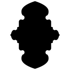 Islamic Label Emblem Shape Glyph Pictogram symbol visual illustration