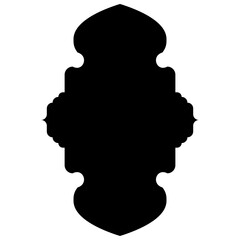 Islamic Label Emblem Shape Glyph Pictogram symbol visual illustration