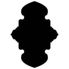 Islamic Label Emblem Shape Glyph Pictogram symbol visual illustration