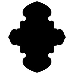 Islamic Label Emblem Shape Glyph Pictogram symbol visual illustration