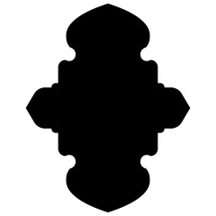 Islamic Label Emblem Shape Glyph Pictogram symbol visual illustration