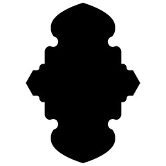 Islamic Label Emblem Shape Glyph Pictogram symbol visual illustration