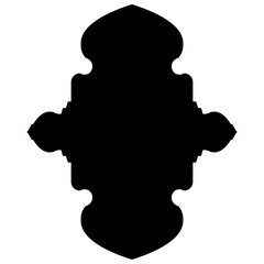 Islamic Label Emblem Shape Glyph Pictogram symbol visual illustration