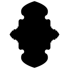 Islamic Label Emblem Shape Glyph Pictogram symbol visual illustration