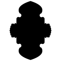 Islamic Label Emblem Shape Glyph Pictogram symbol visual illustration