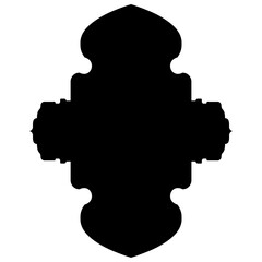 Islamic Label Emblem Shape Glyph Pictogram symbol visual illustration