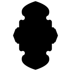 Islamic Label Emblem Shape Glyph Pictogram symbol visual illustration