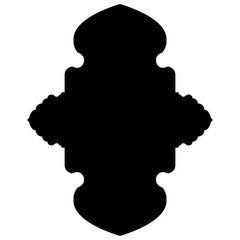 Islamic Label Emblem Shape Glyph Pictogram symbol visual illustration