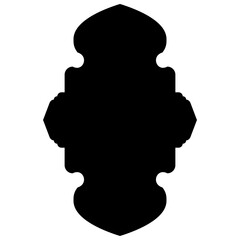 Islamic Label Emblem Shape Glyph Pictogram symbol visual illustration