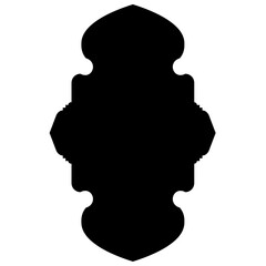 Islamic Label Emblem Shape Glyph Pictogram symbol visual illustration