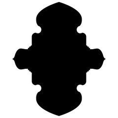 Islamic Label Emblem Shape Glyph Pictogram symbol visual illustration