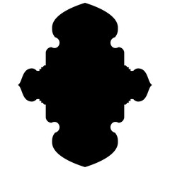Islamic Label Emblem Shape Glyph Pictogram symbol visual illustration