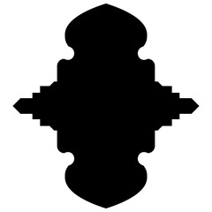 Islamic Label Emblem Shape Glyph Pictogram symbol visual illustration