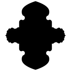 Islamic Label Emblem Shape Glyph Pictogram symbol visual illustration