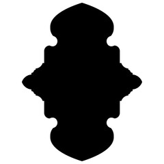 Islamic Label Emblem Shape Glyph Pictogram symbol visual illustration