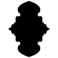 Islamic Label Emblem Shape Glyph Pictogram symbol visual illustration