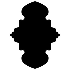 Islamic Label Emblem Shape Glyph Pictogram symbol visual illustration