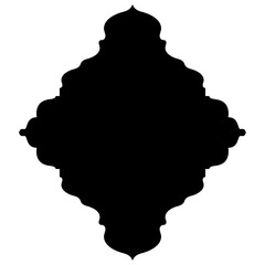 Islamic Label Emblem Shape Glyph Pictogram symbol visual illustration