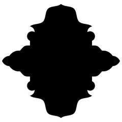 Islamic Label Emblem Shape Glyph Pictogram symbol visual illustration