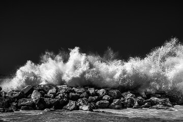 black sea wave