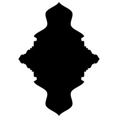 Islamic Label Emblem Shape Glyph Pictogram symbol visual illustration