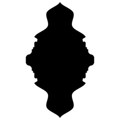 Islamic Label Emblem Shape Glyph Pictogram symbol visual illustration