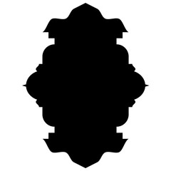 Islamic Label Emblem Shape Glyph Pictogram symbol visual illustration